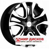6*15 4*98 ET36 58,5 Khomen Wheels KHW1503 Black-FP (Lada Granta)