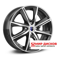 6*15 4*100 ET50 60,1 КиК Арнар-оригинал (КС904) Алмаз черный SK