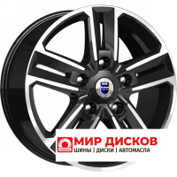8*18 5*114,3 ET50 67,1 КиК Backfire (КС763) Алмаз черный