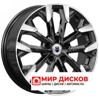 6,5*17 5*108 ET33 60,1 КиК Морейн (КС1046) Алмаз черный