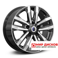 8*18 5*130 ET43 84,1 КиК Мичиган (КС1107) Алмаз черный
