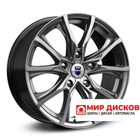 7,5*17 5*112 ET47 57,1 КиК Твист-оригинал (КС697) Дарк платинум