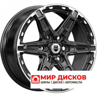 8*18 6*139,7 ET30 106,1 КиК Дистрикт (КС1159) Черный бриллиант
